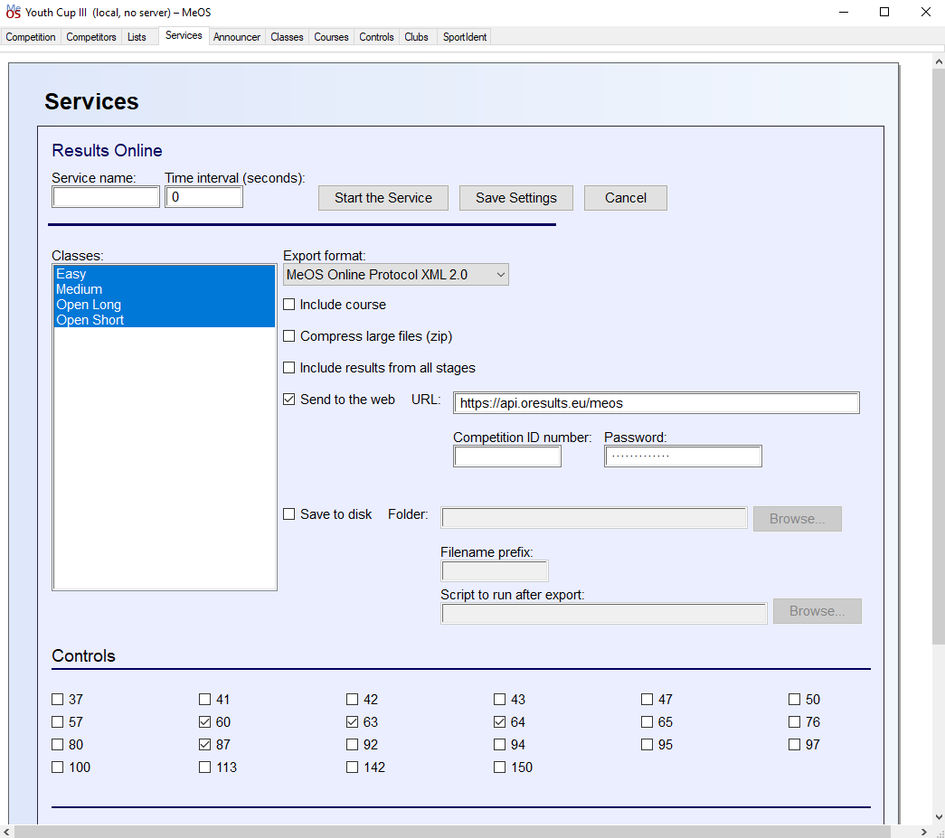 MeOS Online Protocol (MOP) | OResults User Guide